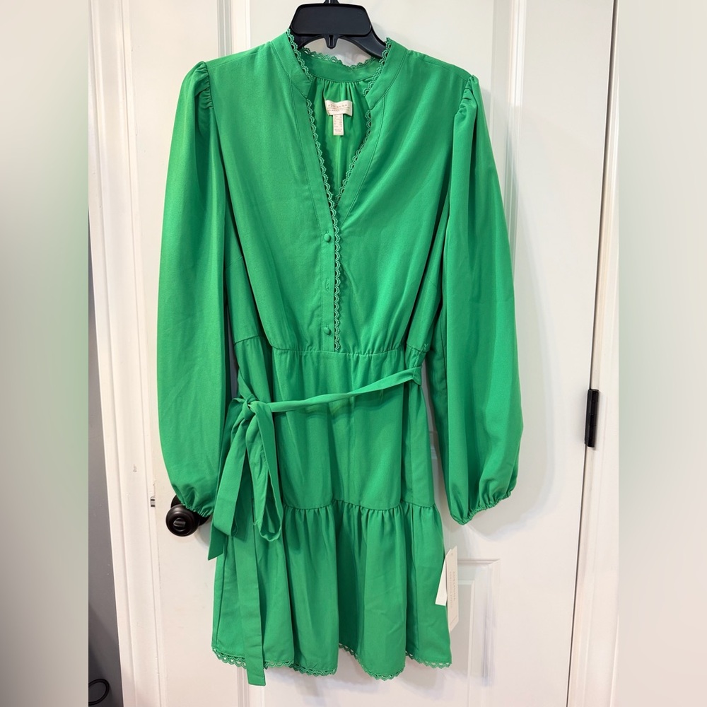 Adrianna Papell Emerald Green Dress